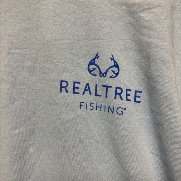 Real Tree Double Sided Elk Graphic Print Outdoors Adventure Mens Medium Hunting - Picture 9 of 13